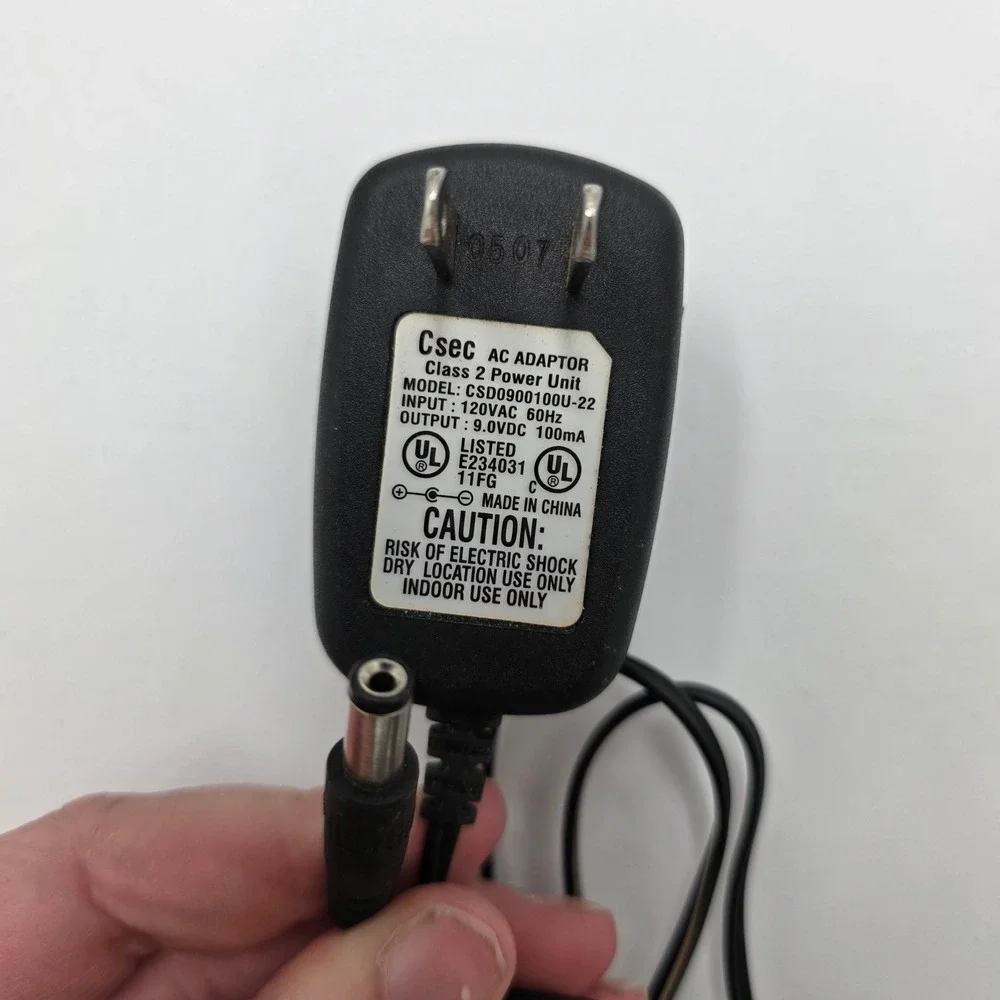 Lot of 6‎ AC Power Adapters / DC Power Supplies – Mixed Voltages – Untested